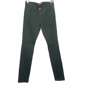 Jeans donna Forever 21 XXI Premium Denim 26x32 verde sbiadito skinny elasticizzato  - Foto 1 di 13