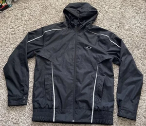 Oakley Basics 999 Full Zip Black Mens Medium Jacket - Picture 1 of 9