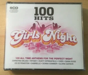 Various Artists "100 Hits: Girls Night" 5CD Set *Original Hits* (2008) VGC - Picture 1 of 3