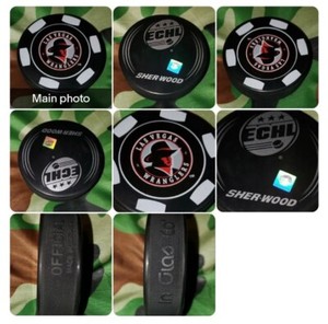 LAS VEGAS WRANGLERS ECHL SHER-WOOD + INGLASCO MFG. MADE IN 🇸🇰 Poker Chip PUCK