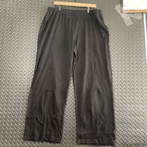 Felpa flessibile gamba larga nera ADDITIONS BY Chico's donna comoda taglia 3 - Foto 1 di 7