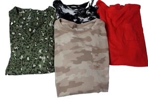 Paket mit 4 Pyjamas Nachthemden Jenni Damen XS schwarz hellbraun grün weich NEU 144 $ - Bild 1 von 9