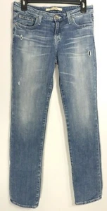 Big Star Blue Destroyed Boyfriend Jeans Size 27R 28x30 PN224 - Picture 1 of 2