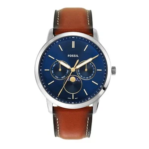 Fossil Neutra Minimalist Brown Watch FS5903 - Picture 1 of 7