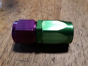 8 an fitting straight,purple &green. - Bild 1 von 2