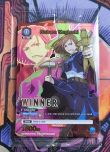 Tarjeta Nobara Kugisaki JJK-1-043 Ganador Promo Union Arena Jujutsu Kaisen - Imagen 1 de 4