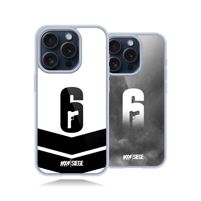 TOM CLANCY'S RAINBOW SIX SIEGE LOGO ART SOFT GEL CASE FOR APPLE iPHONE PHONES - Image 1 of 4
