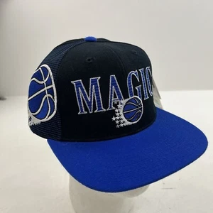 BRAND NEW Vintage Orlando Magic Sports Specialties Black Dome Laser Snapback Hat - Picture 1 of 10