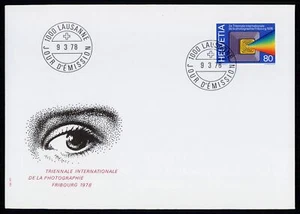 SUIZA FDC 1975 FOTOGRAFÍA BISUTERÍA CARTA PRIMER DÍA xc36 - Imagen 1 de 2
