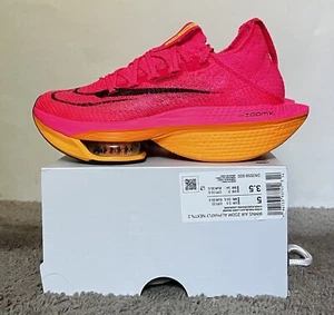 Size 5W- Nike Air Zoom Alphafly NEXT% 2 'Hyper Pink' NBY DN3559-600 - Picture 1 of 5