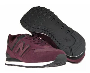Men's New Balance 574 Burgundy Cordura Fabric Size 9 Running Shoes ML574ECD - Picture 1 of 4