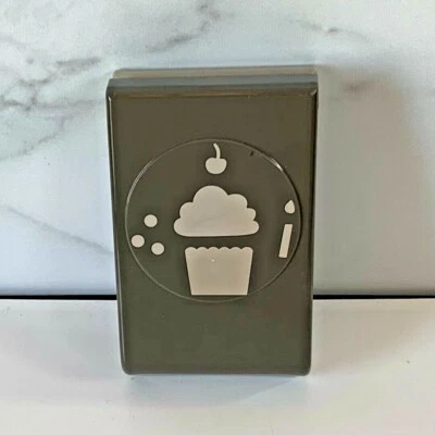 Stampin Up Cupcake Builder Punch Cherry Candle Birthday CR2 - Image 1 of 4