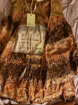 NUEVO CON ETIQUETAS Conjunto de 2 Skorts y Vestie Boho Hippie Miss Me para Niña Talla 14 Super Lindo Foto 1 de 4