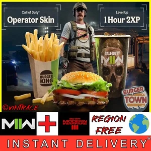 Call of Duty Modern Warfare 2/3 Burger King Operator Skin + XP PC/PS4/PS5/Xbox - Bild 1 von 2