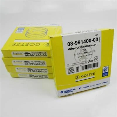 5x Anillos de pistón Audi 2,3l 2.3 5 cil. 82,5 mm GÖTZE NF AAR NG 08-991400-00 Foto 1 de 4