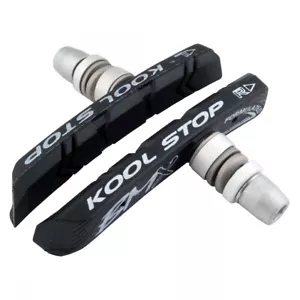 KOOLSTOP BRAKE SHOES K/S V-BRAKE BMX BK PR w/HRDWR - Picture 1 of 1