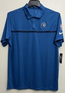 Nike Dri-Fit Minnesota Timberwolves Team Issue Polo Shirt Size Large DA9645 476 - Picture 1 of 8