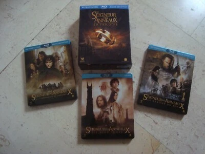 LORD OF THE RINGS TRILOGY *RARE* Blu-Ray SteelBook BOXSET oop PETER JACKSON - Image 1 of 4