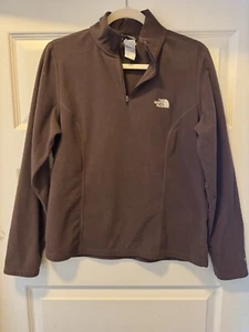 The North Face Pullover Quarter Zip Pulli Damen Large braun leicht - Bild 1 von 5