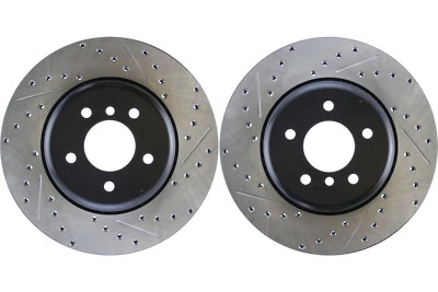 Rear PAIR Stoptech Disc Brake Rotor for 2006-2010 BMW 550i (42833) - Image 1 of 4
