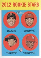 A7157- 2012 Topps Heritage BB #s 256-500 +Rookies -You Pick- 10+ FREE US SHIP