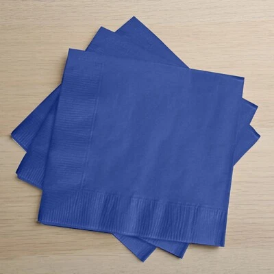50 Soft 2 Ply Disposable Dinner Cocktail Paper Napkins Party Events Decorations - Image 1 of 2