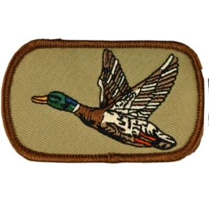 Embroidered Flying Mallard Duck Patch Waterfowl - Picture 1 of 1