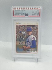 1994 Spectrum Nolan Ryan Auto 1969 Miracle Mets Autograph PSA 8 Auto