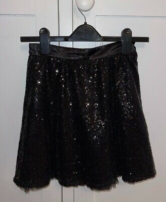 NUTMEG  Black Sequin Girls Skirts - Knee-length - Age 11-12 Years • 12.36€