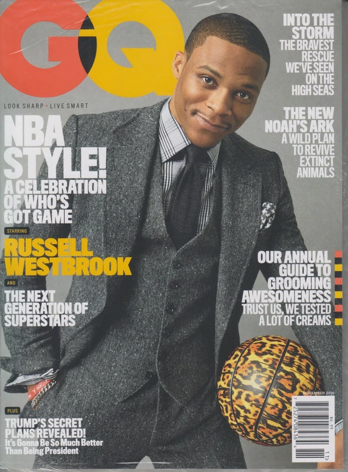 GQ Magazine NBA Style Russell Westbrook November 2016 032420nonrh