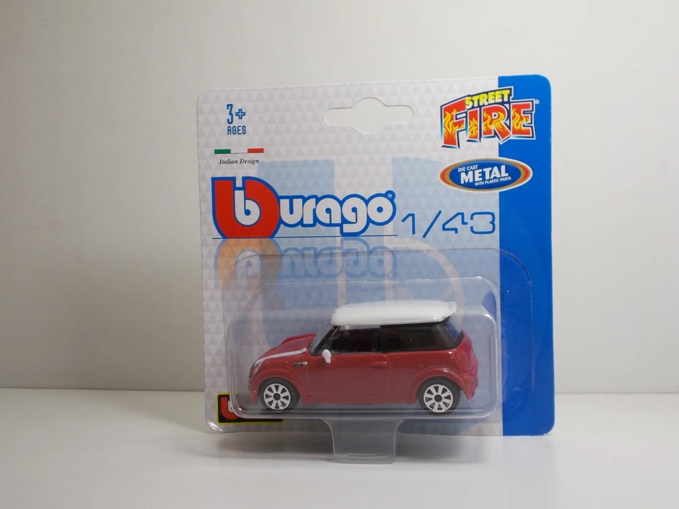 Bburago 30257 MINI COOPER S "Red"  + METAL Scala 1:43 - Immagine 1 di 1