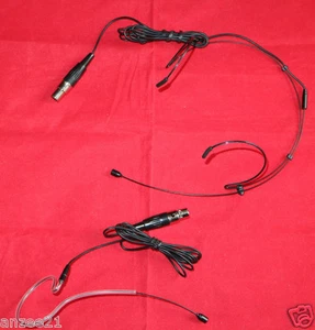 2 x Headset Microphone For Shure SLX PGX UT ULX Wireless Omni-directional Mics - Picture 1 of 4