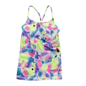 Ivivva Lululemon Girls 8 Tie Dye Tank Razor Back Polyester Blend **READ** - Picture 1 of 6