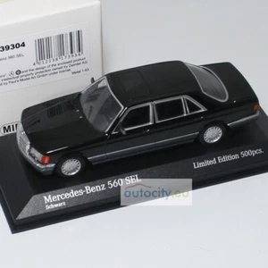 MINICHAMPS MERCEDES-BENZ 560 SEL PETROL SCHWARZ 943039304 - Picture 1 of 4