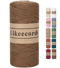 100% Cotton Crochet Bag Cord 2mm 170m Macrame Cord 2mm Crochet Thread Macrame...