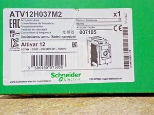 VARIABLE SPEED DRIVE .37KW .55 HP 1P SCHNEIDER ATV12H037M2 - Picture 1 of 12
