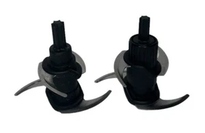 Dos licuadoras de preparación Ninja Master 2 tazas 16 oz pieza de repuesto hoja SOLAMENTE QB1004 - Imagen 1 de 3