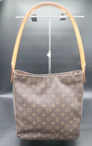 Louis Vuitton Looping Shoulder Bag GM Monogram Brown Leather - Picture 1 of 16