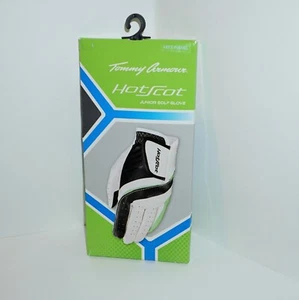 Tommy Armour Hotscot Golf Glove Junior Left Hand White Green Black Large L #39 - Picture 1 of 3