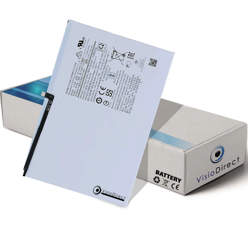 Batterie pour Samsung Galaxy Tab A7 10.4" (2020) SM-T500/505 3.8V 6800mAh - Immagine 1 di 1