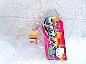HELLO KITTY VINTAGE KEYCHAIN CHARM ZIPPER MASCOT VINTAGE GOTOCHI BOSO CHIBA RARE - Picture 1 of 2