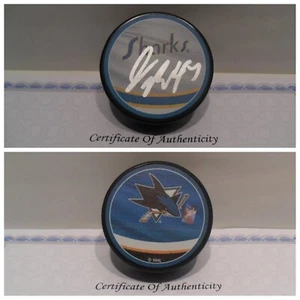 James Reimer Autographed Signed San Jose Sharks Puck COA Reverse Retro Puck NICE - Picture 1 of 3