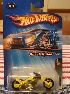 Hot Wheels 2005 Blast Lane #077/185 Yellow Rebel Rides #2/5 - Picture 1 of 4