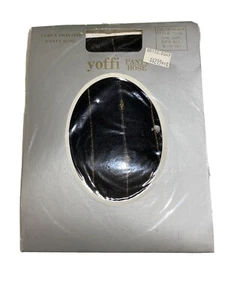Pantimedias negras VinTage Yoffi con patrón a rayas lurex talla O/S - Imagen 1 de 4