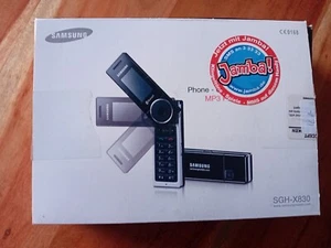 Samsung SGH X 830 Rarität, Retrohandy, ohne Simlock, Originalverpackung - Bild 1 von 5