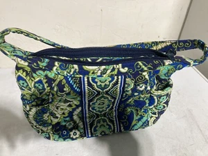 Vera Bradley Sophie Handbag Paisley Small 10 x 6 With 2 Out Pockets - Picture 1 of 3