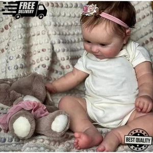 20 Zoll Pinky Reborn Baby Mädchen Puppe-Ganzkörper Silikon Lebensecht Neugeborenes Spielzeug - Bild 1 von 12