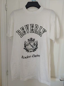 Beverley Hills, Rodeo Drive. T-shirt. White. Medium - Picture 1 of 6