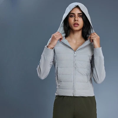 Automne Hiver Court Imperméable À L'eau Léger Doudoune Femmes Chaud Manteau - Photo 1/4