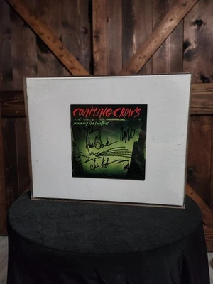 RARE Counting Crows -Recovering The Satellites SIGNED AUTHENTIC All Band Members - Image 1 of 4